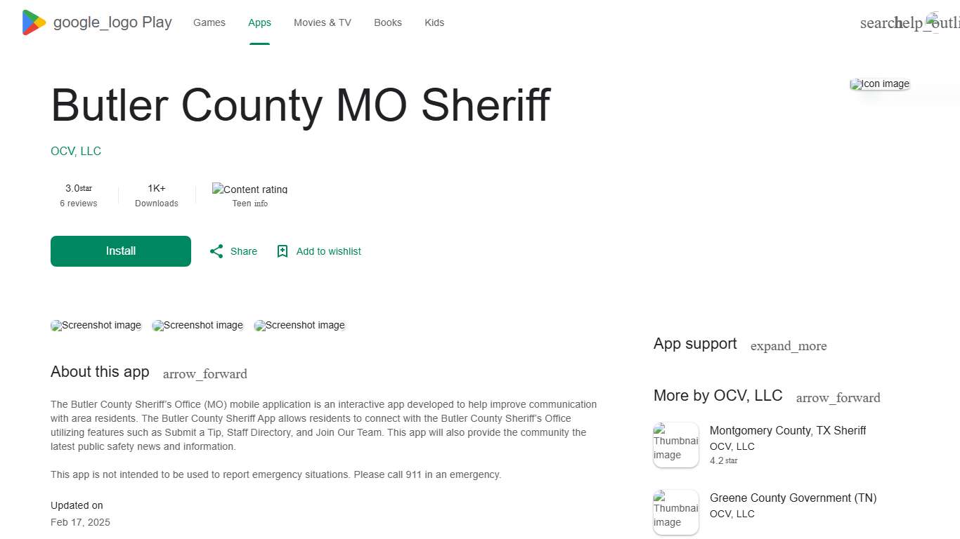 Butler County MO Sheriff - Apps on Google Play